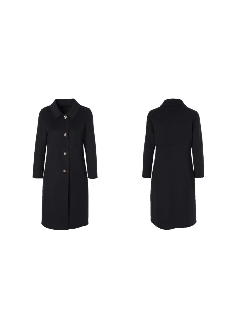 Woolen Coat Medium Length Coat
