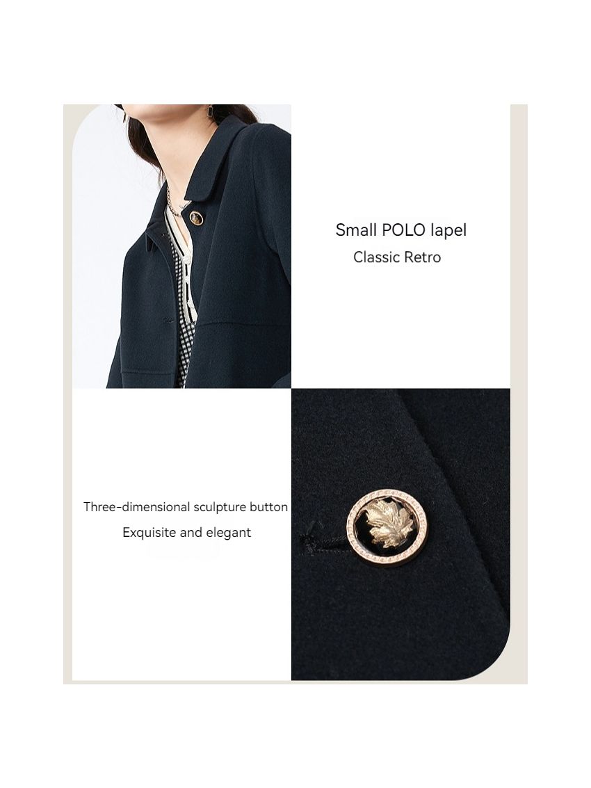 Woolen Coat Medium Length Coat