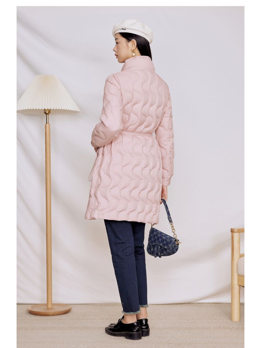 Light Stand-up Collar  White Duck Down Clothing