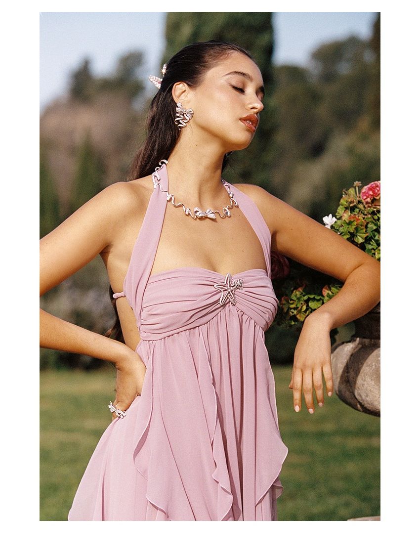 Strapless Backless Dress