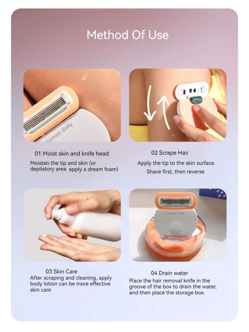 Manual Armpit Hair Shaver