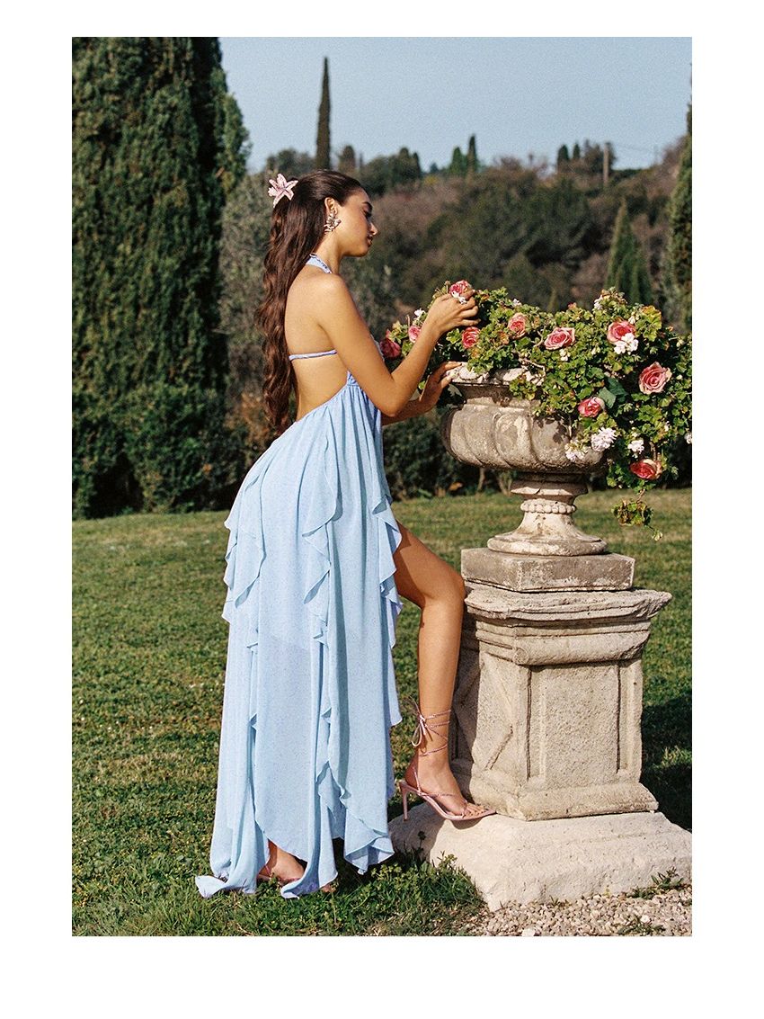 Strapless Backless Dress