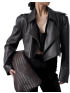 Motorcycle-style Leather Jacket