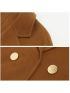 JUZUI Suit Collar Shape Coat