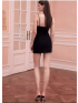 Straps Pearl Diamond Chain Backless Sexy Skirt